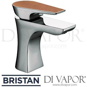 Bristan MHOU BAS CR Hourglass Basin Mixer with Clicker Waste Bathroom Tap Spare Parts